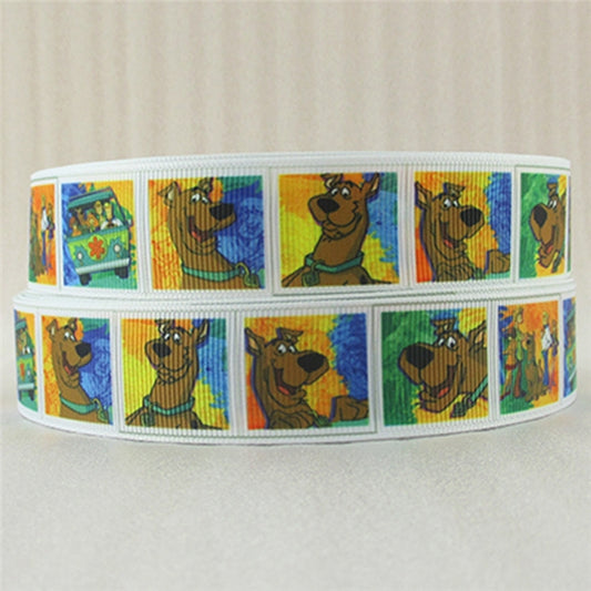 Mystery Pals Cartoon Dog Grosgrain Ribbon 12014977