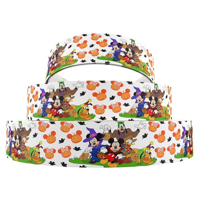 Halloween Spooky Mouse Friends Grosgrain Ribbon 1239557