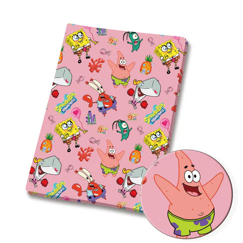 Underwater Sponge Adventures Polycotton Fabric - Half Yard (18” x 55”) 90062