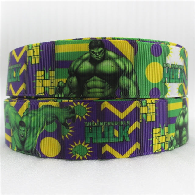 Green Superhero Grosgrain Ribbon 1046693