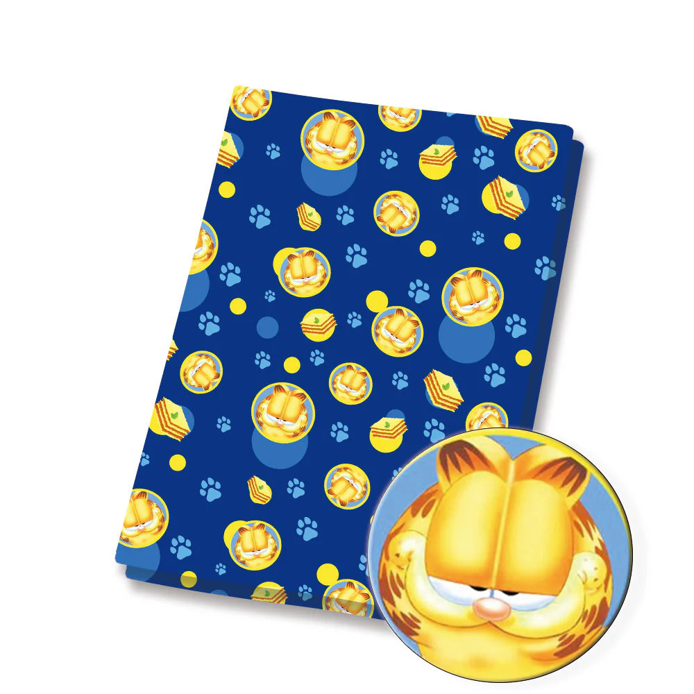 Garfield retro cat cartoon polyCotton Fabric Half Yard (18” x 55”) 3983