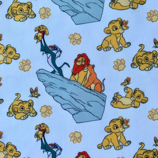 Offcut Lion King Polycotton Fabric