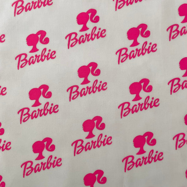 Offcut Barbie Polycotton Fabric