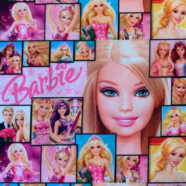 Offcut Barbie Polycotton Fabric