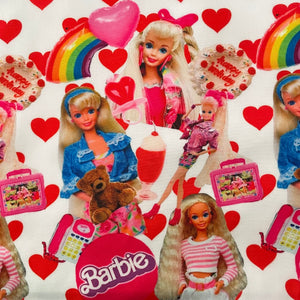 Offcut Barbie Polycotton Fabric