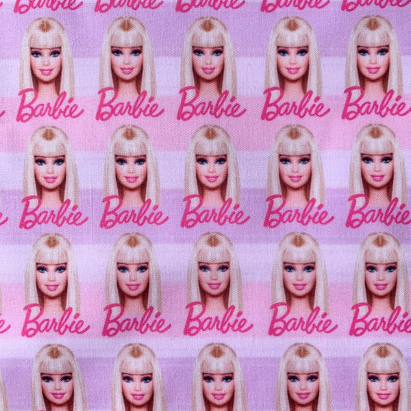 Offcut Barbie Polycotton Fabric