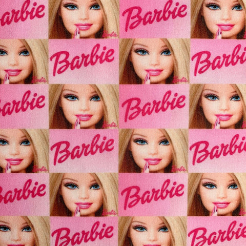 Offcut Barbie Polycotton Fabric