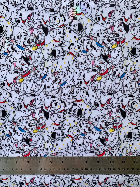 Offcut Dalmatians Polycotton Fabric