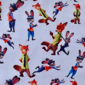 Offcut Zootopia Polycotton Fabric