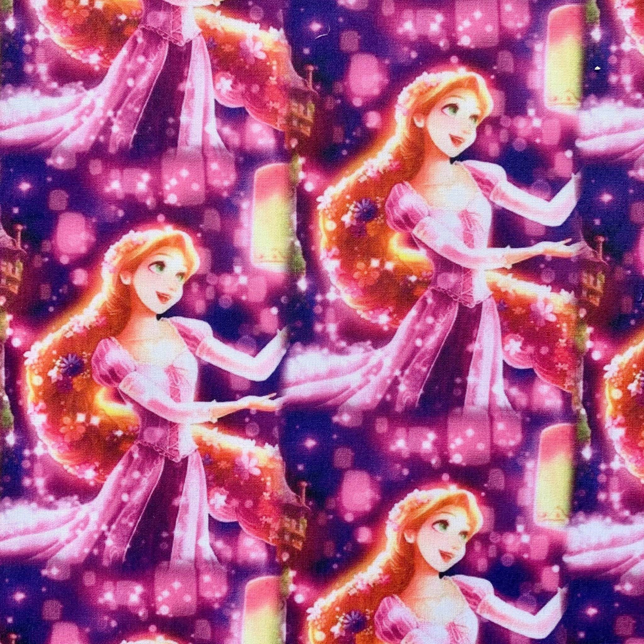 Offcut Rapunzel Lanterns Polycotton Fabric