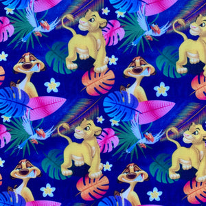 Offcut Lion King Polycotton Fabric