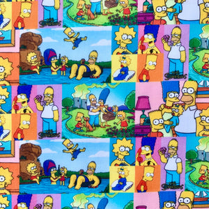 Simpsons Polycotton Fabric