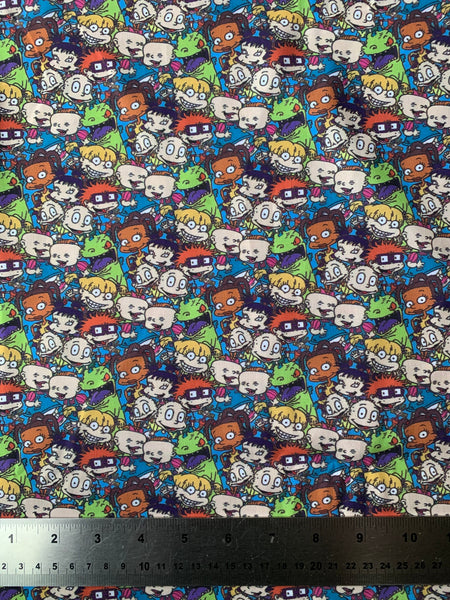 Offcut Rugrats Polycotton Fabric