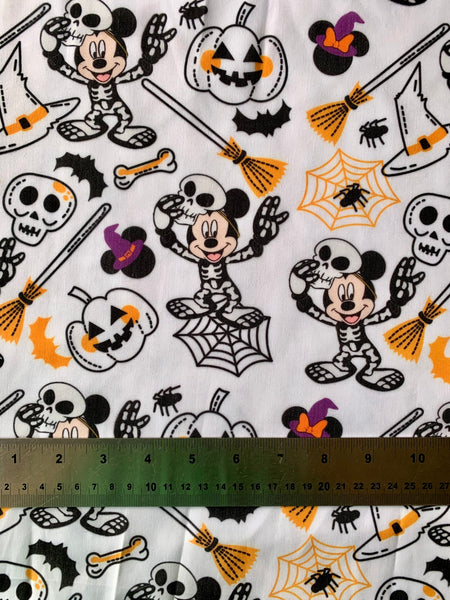 Halloween Mickey Polycotton Fabric