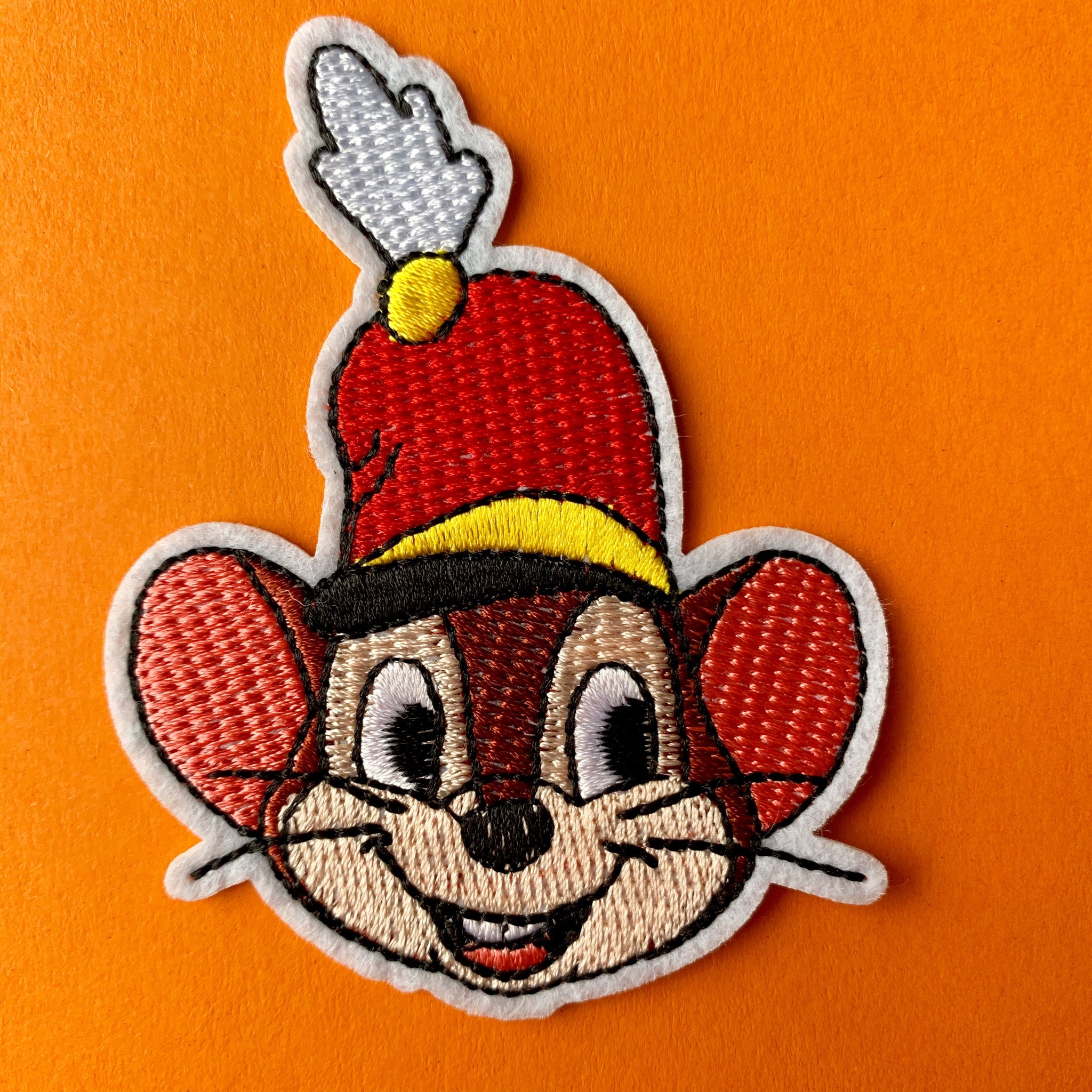 Timothy Mouse Embroidered Patch