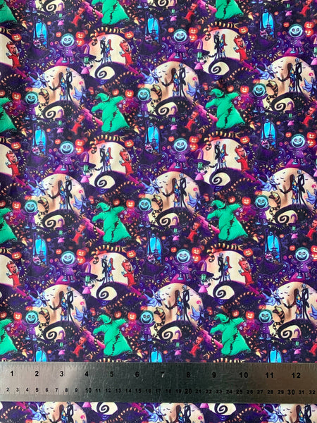 Offcut Nightmare Before Christmas Fabric