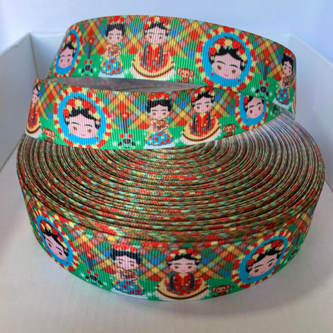 Frida Kahlo Grosgrain Ribbon