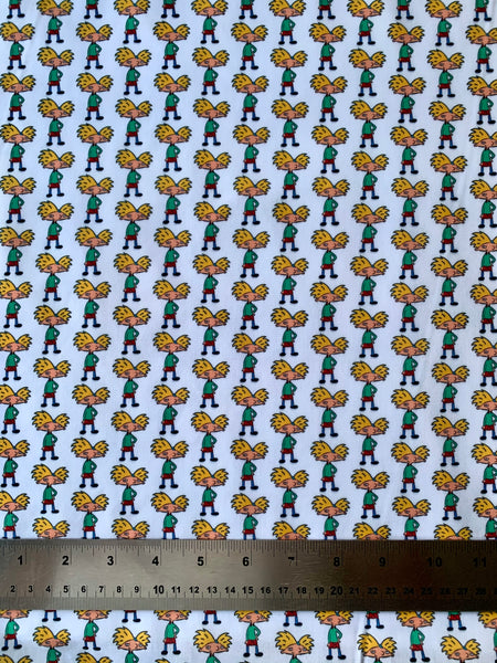 Offcut Hey Arnold Polycotton Fabric