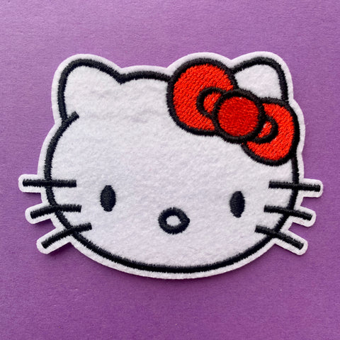 Hello Kitty Embroidered Patch