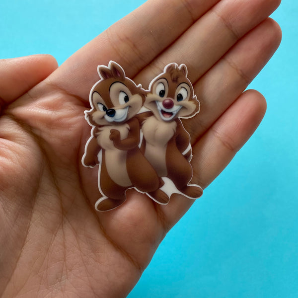 Chip n Dale Flat Back