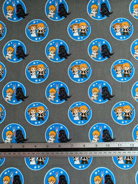 Kawaii Star Wars Fabric