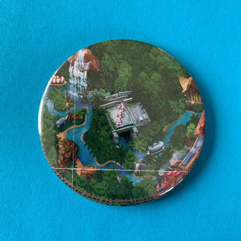 Tokyo Adventureland Park Map Pocket Mirror