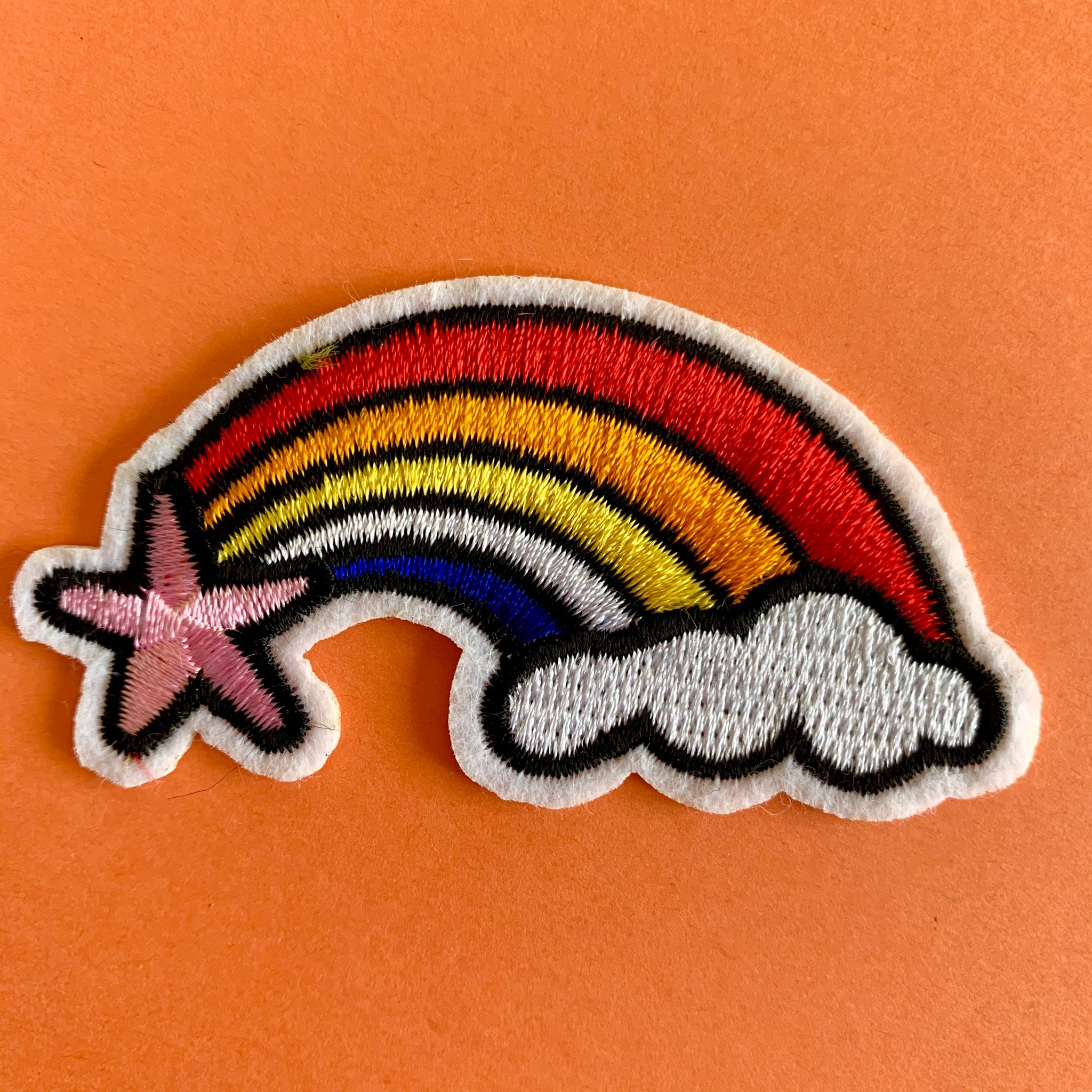 Rainbow Embroidered Patch