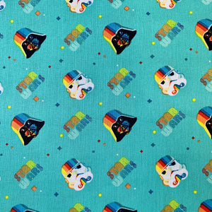 Star Wars Rainbow Stormtroopers Fabric