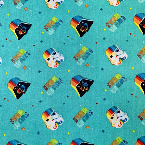 Star Wars Rainbow Stormtroopers Fabric