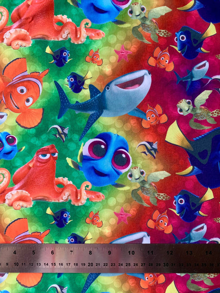 Offcut Nemo Polycotton Fabric