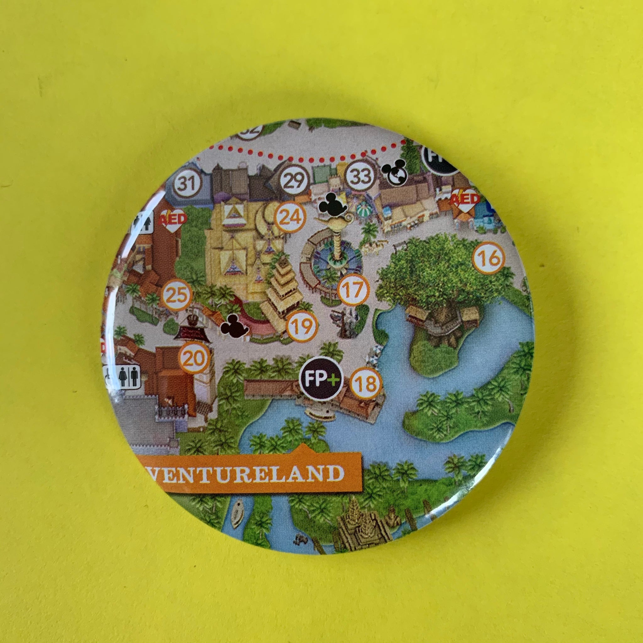Adventureland Park Map Badge