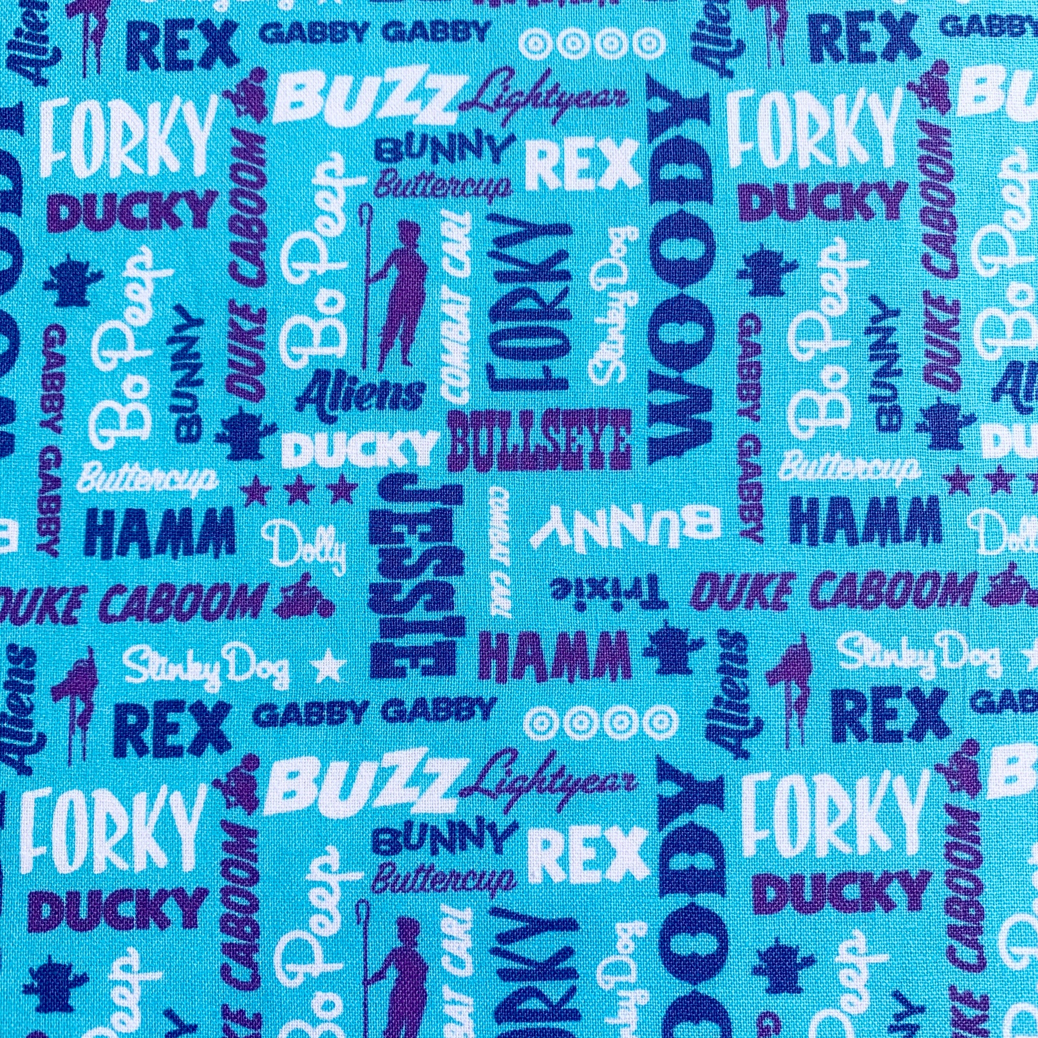 Disney Toy Story writing Fabric