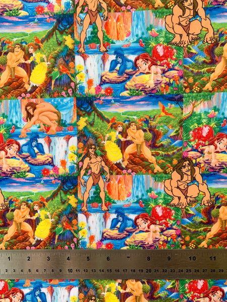 Offcut Tarzan Polycotton Fabric