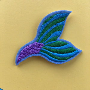 Mermaid Tail Embroidered Patch