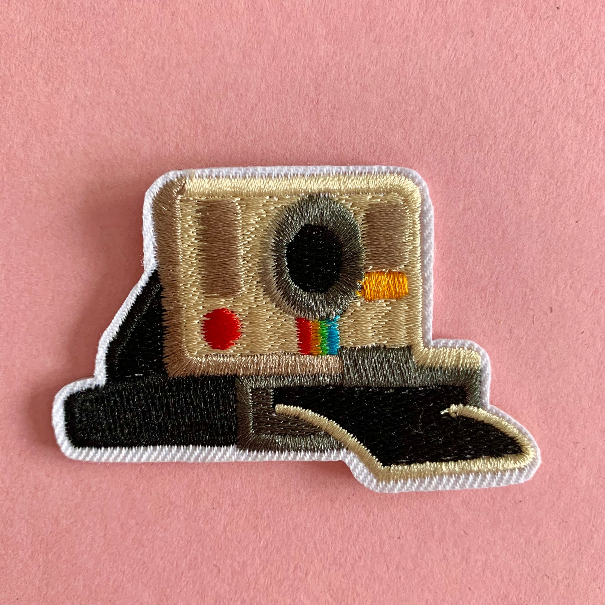 Polaroid Camera Embroidered Patch