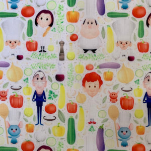 Offcut Ratatouille Polycotton Fabric