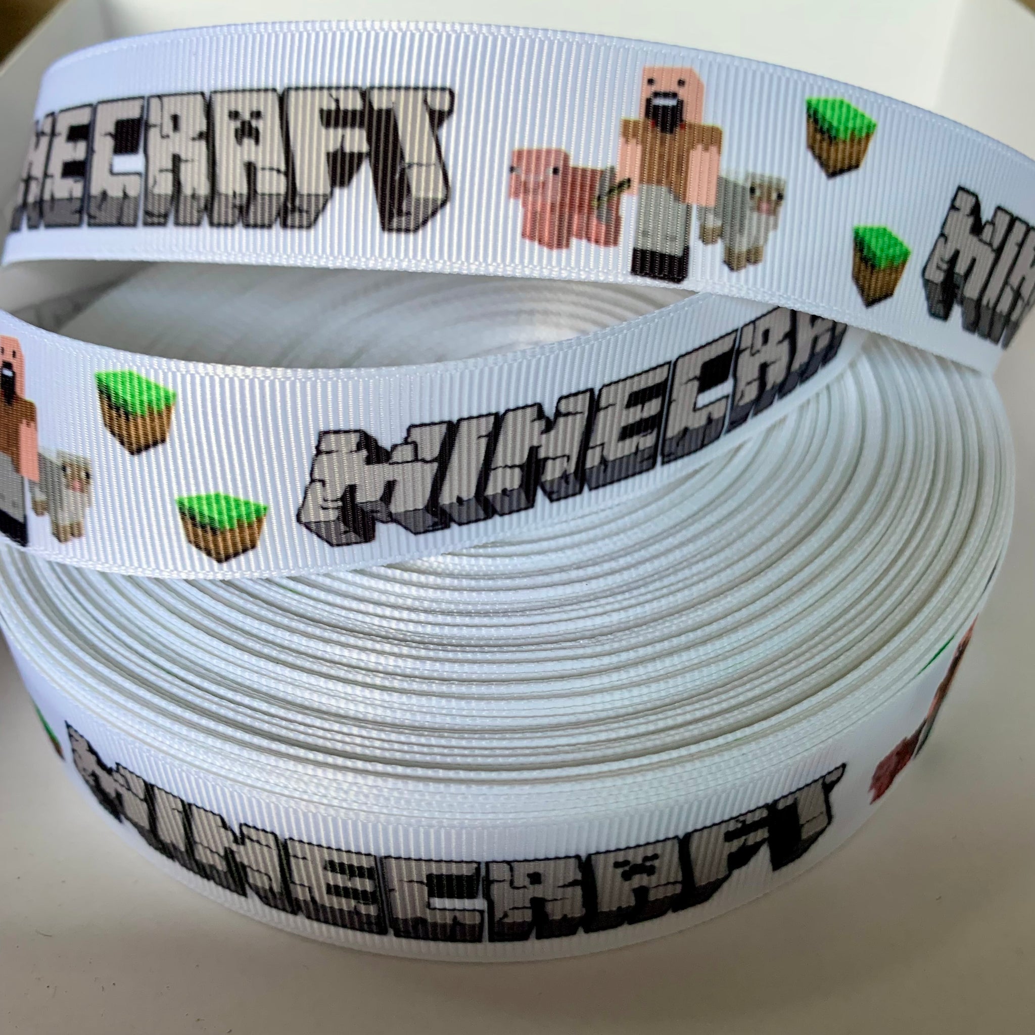 Minecraft Grosgrain Ribbon