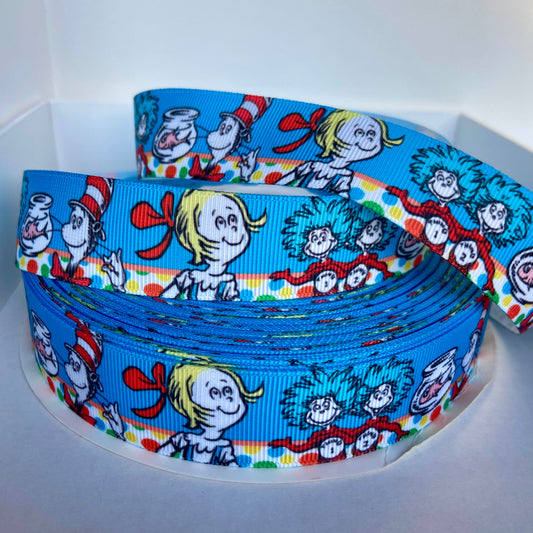 Cat in the Hat Grosgrain Ribbon