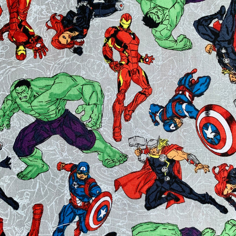Avengers Characters Fabric