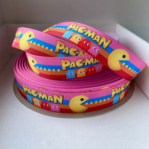 Pac-Man Grosgrain Ribbon