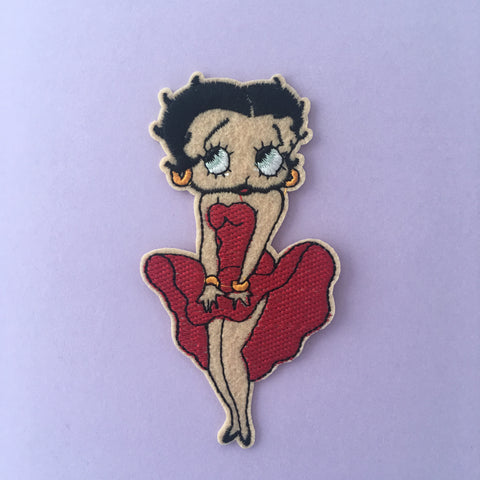 Betty Boop Embroidered Patch