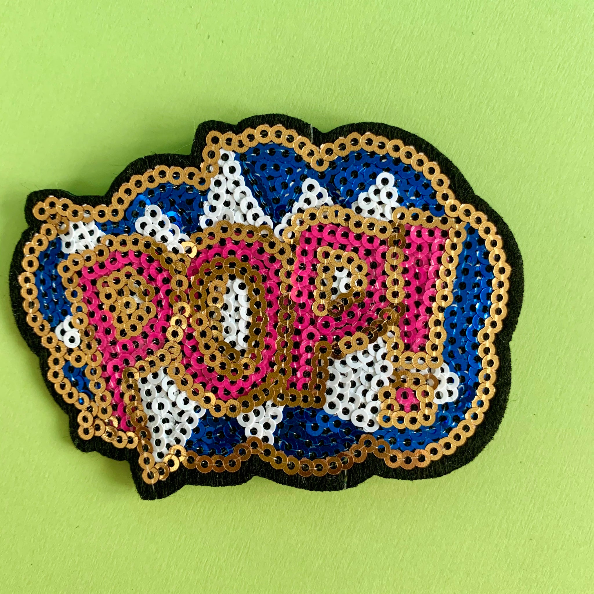 Sequin Pop Embroidered Patch