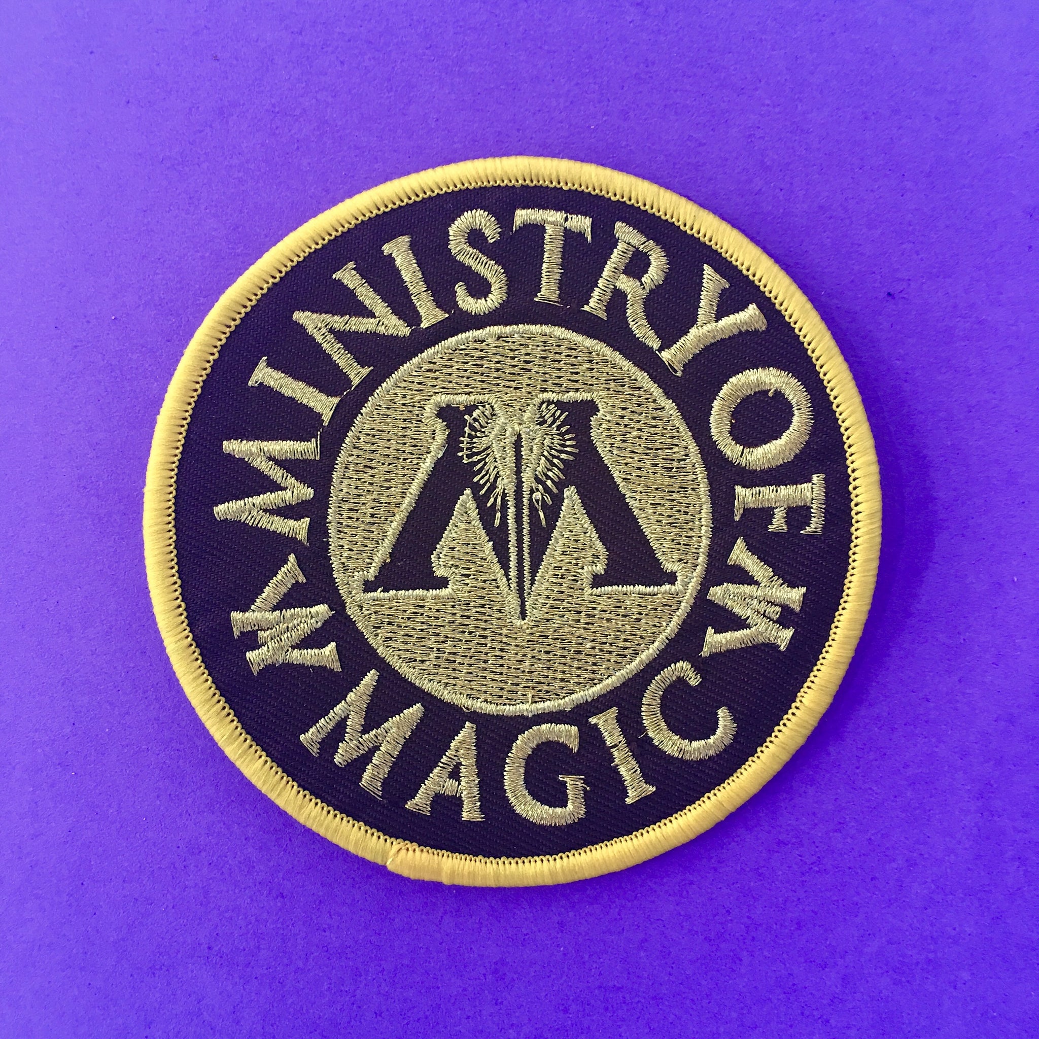 Glitter Ministry of Magic Embroidered Patch