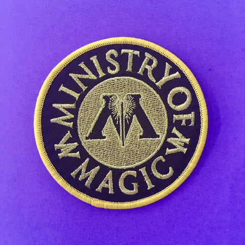 Glitter Ministry of Magic Embroidered Patch