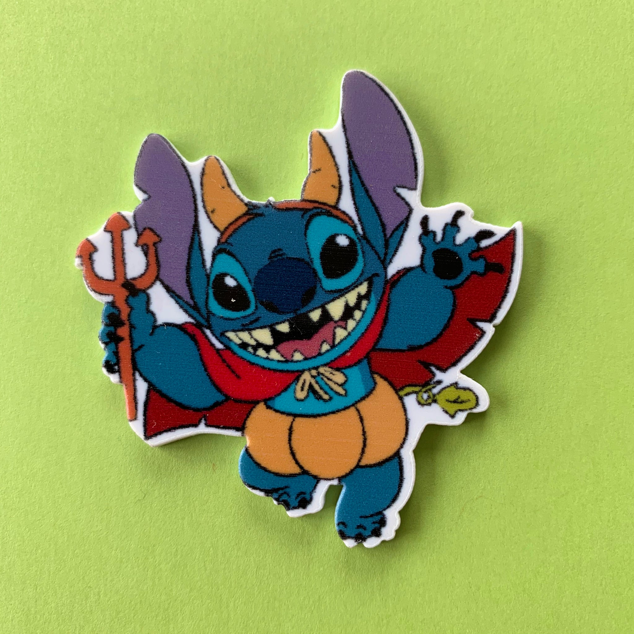 Stitch Halloween Flat Back