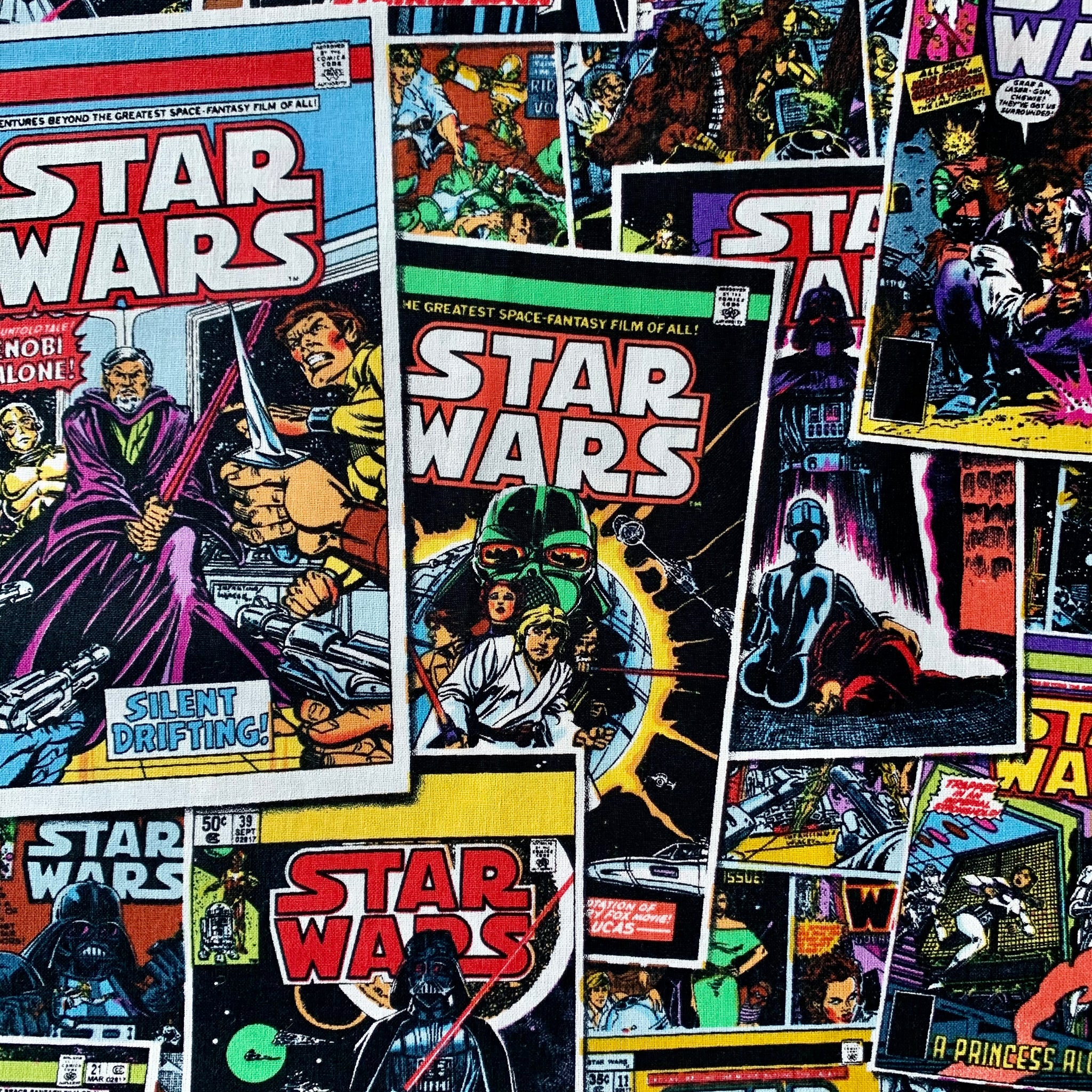 Star Wars Comic Books Fabric