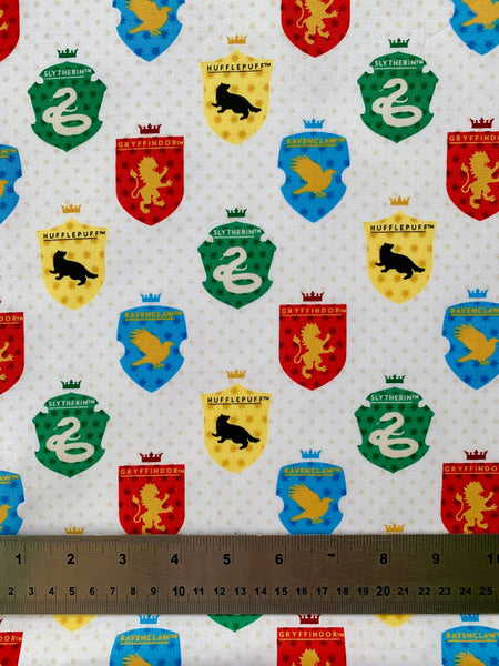 Hogwarts Crests Fabric