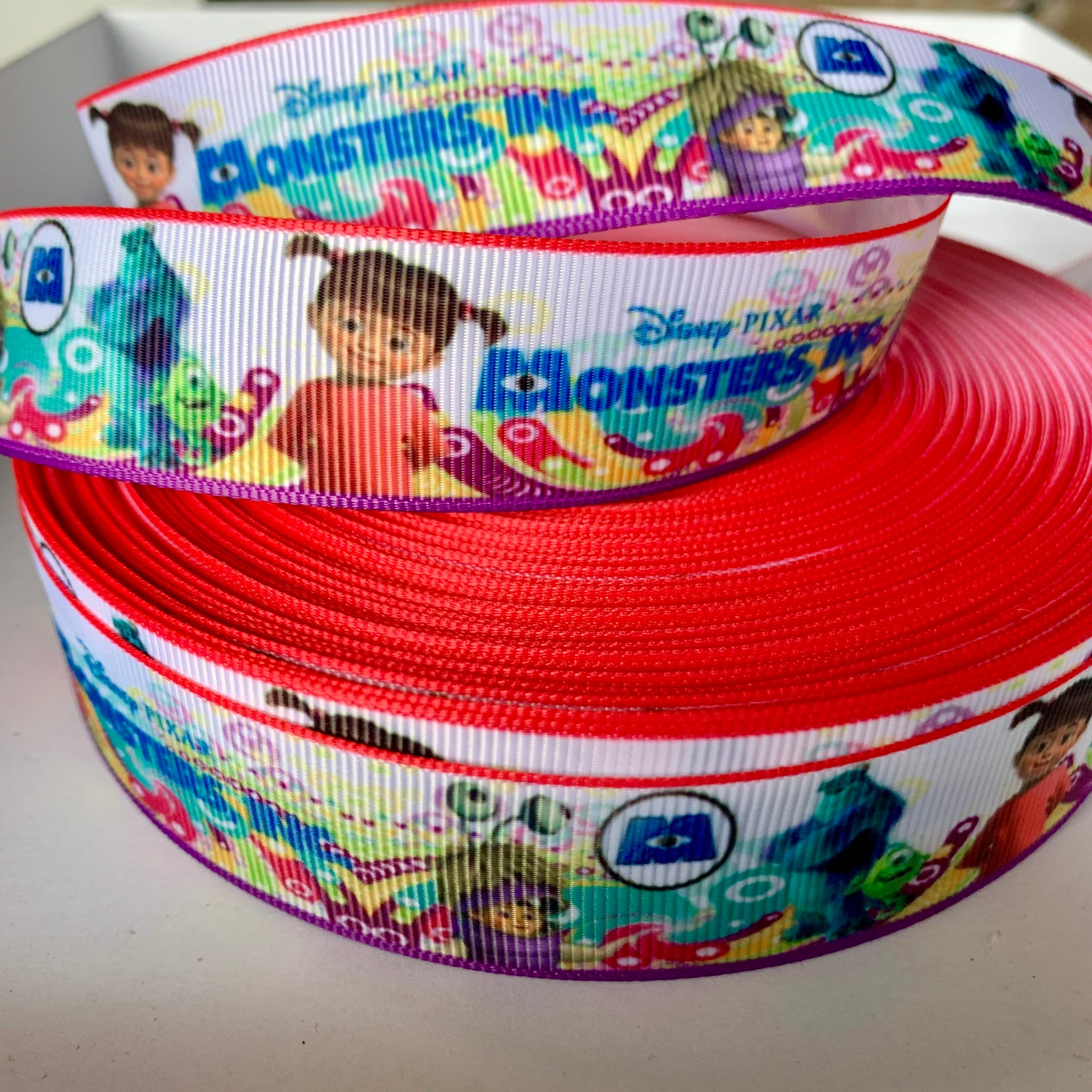 Monsters Inc Grosgrain Ribbon