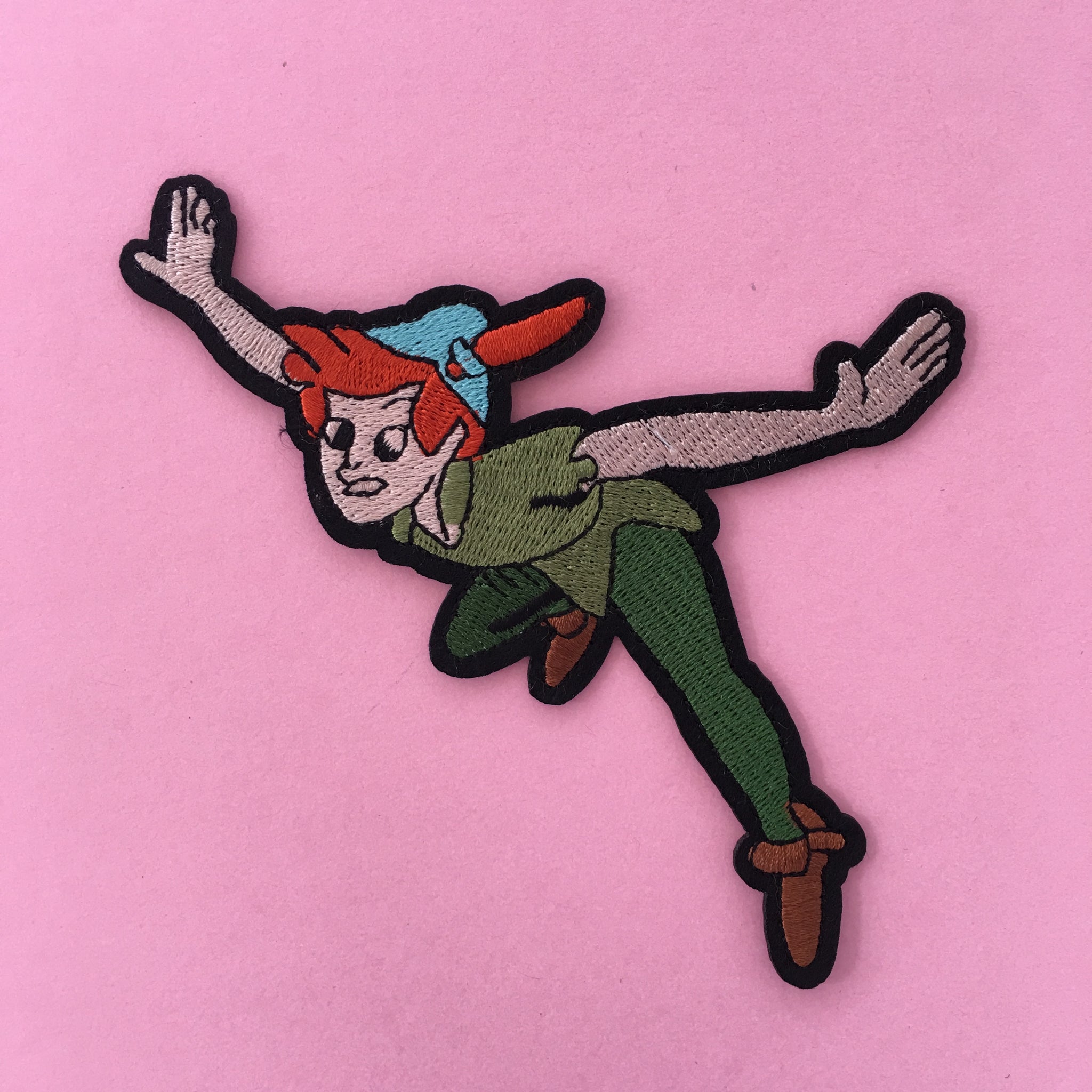 Peter Pan Embroidered Patch