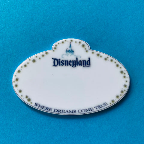 Jumbo Cast Member Name Badge Flat Back